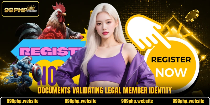 Documents validating legal member identity
