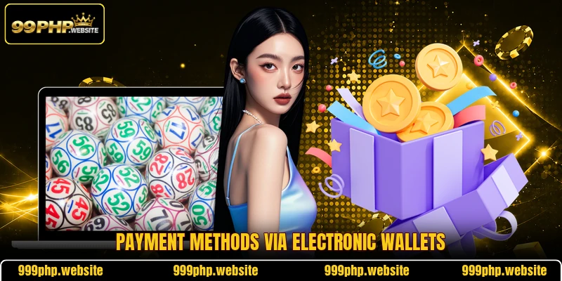Payment methods via electronic wallets
