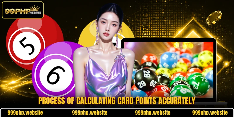 Process of calculating card points accurately