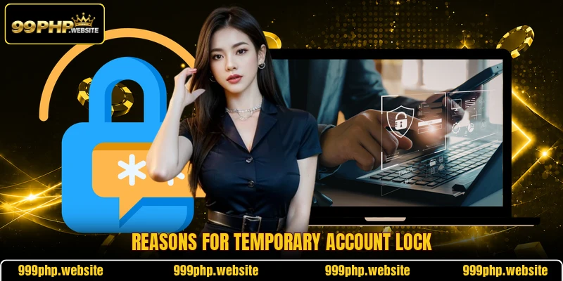 Reasons for temporary account lock