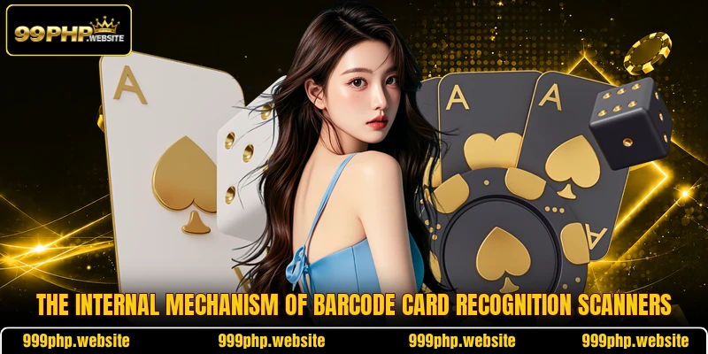 The internal mechanism of barcode card recognition scanners